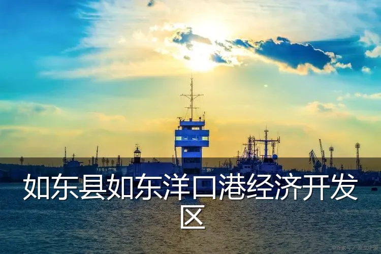 如东县如东洋口港经济开发区